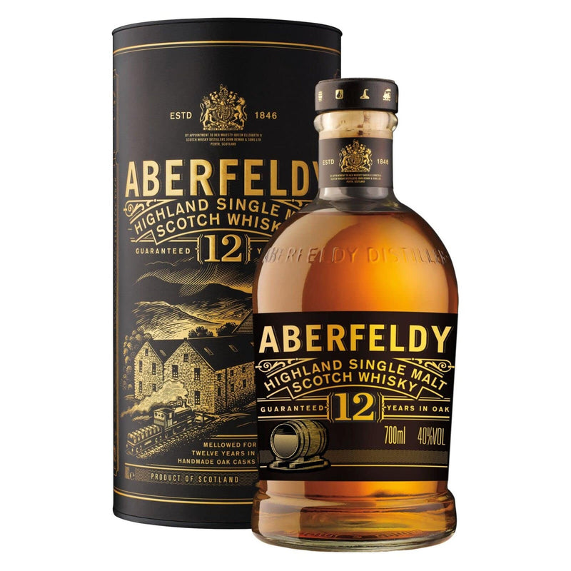 ABERFELDY 12 Year Old Highland Single Malt Scotch Whisky 70cl 40%