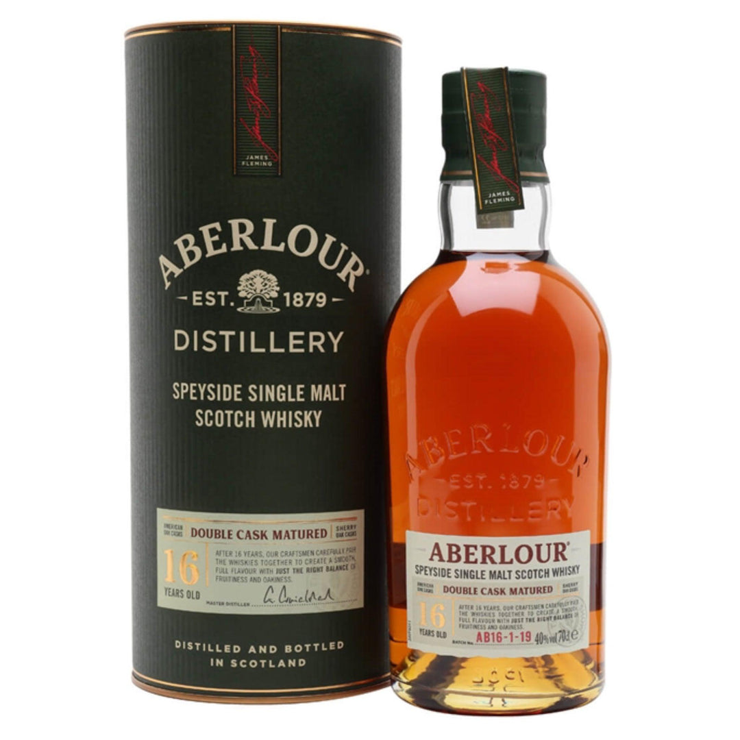 ABERLOUR 16 Year Old Speyside Single Malt Scotch Whisky Double Cask Matured