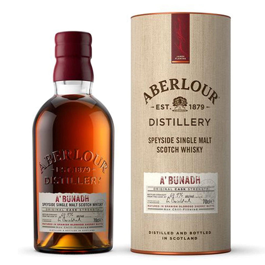 ABERLOUR A'Bunadh Cask Strength Speyside Single Malt Scotch Whisky 