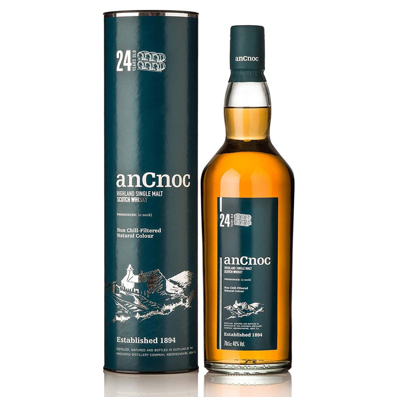 ANCNOC 24 Year Old Highland Single Malt Scotch Whisky 70cl 46% abv
