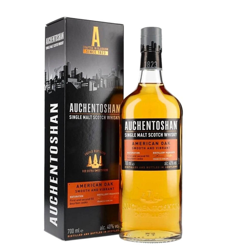 AUCHENTOSHAN American Oak Single Malt Scotch Whisky 70cl 40% - highlandwhiskyshop