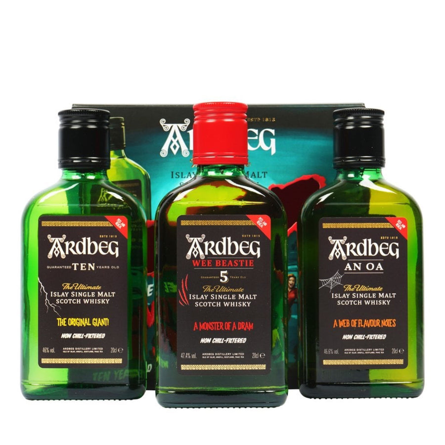 ARDBEG Monsters of Smoke 3 x 20cl GIFT PACK