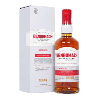 BENROMACH 2012 Peat Smoke Sherry Cask Matured Speyside Single Malt Scotch Whisky 70cl 46%