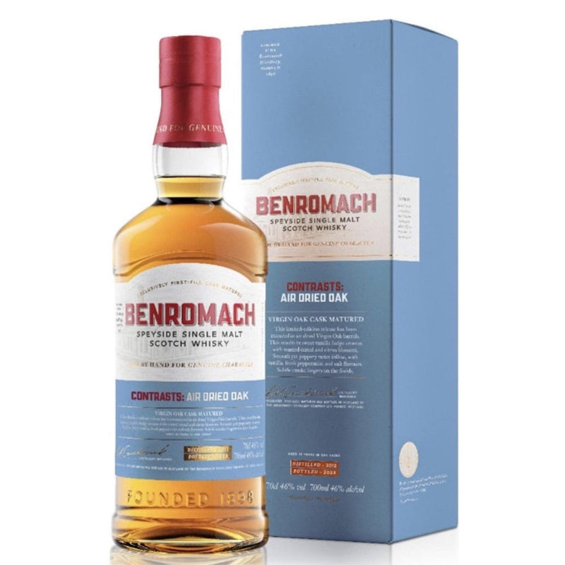BENROMACH Contrasts Air Dried Oak Speyside Single Malt Scotch Whisky 70cl 46%