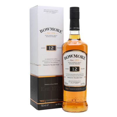 BOWMORE 12 Year Old Islay Single Malt Scotch Whisky 70cl 40%