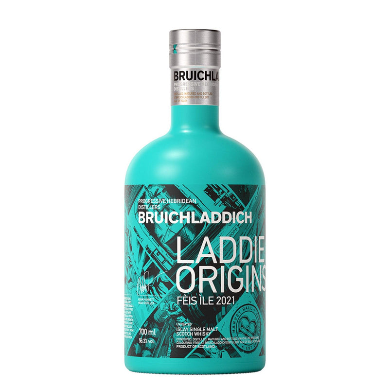 BRUICHLADDICH Laddie Origins Feis Ile 2021 Distillery Exclusive Islay Single Malt Scotch Whisky 70cl 56.3%