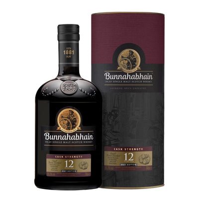BUNNAHABHAIN 12 Year Old Cask Strength Islay Single Malt Scotch Whisky 70cl 55.1%