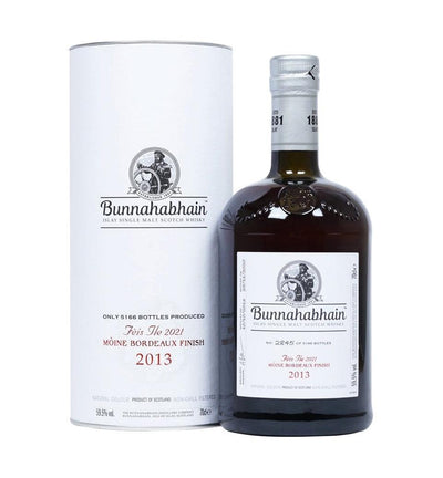 BUNNAHABHAIN Moine Bordeaux Finish 2013 Feis Ile 2021 Islay Single Malt Scotch Whisky 70cl 59.5%