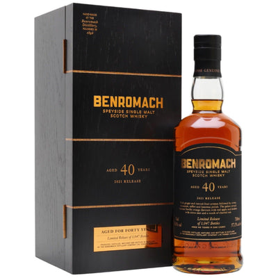 BENROMACH 40 Year Old Speyside Single Malt Scotch Whisky 2021 Release 70cl 57.1%