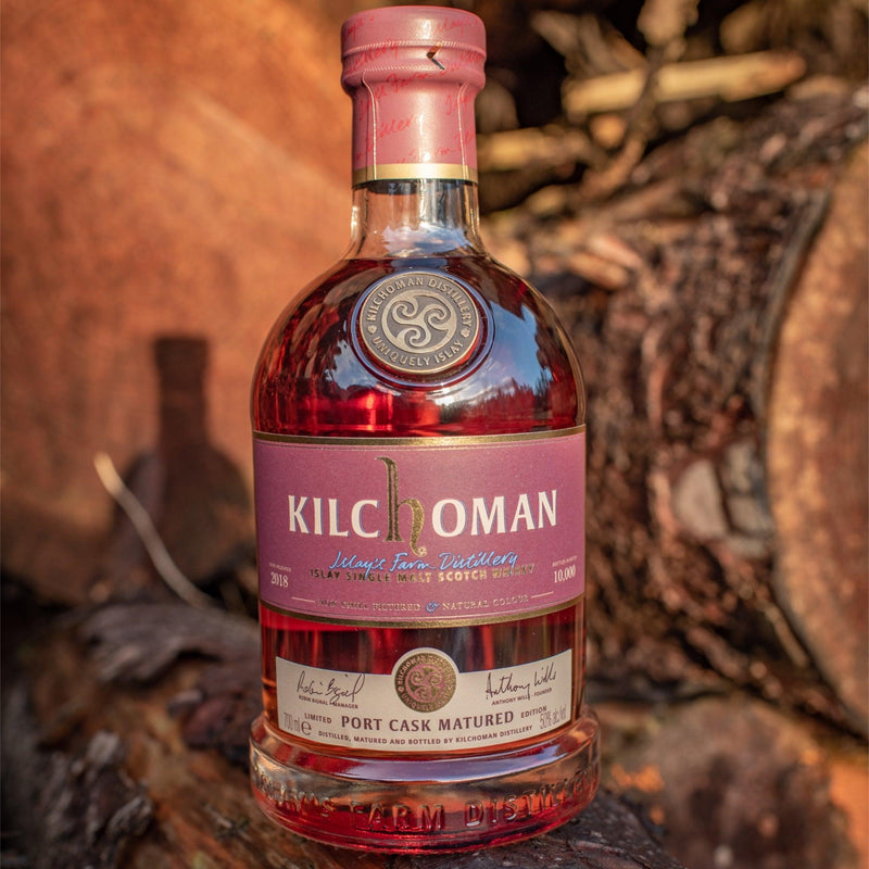 KILCHOMAN Port Cask 2018 Release Islay Single Malt Whisky 70cl 50% - highlandwhiskyshop