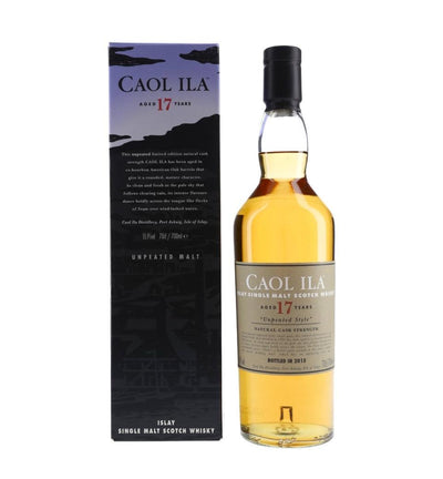 CAOL ILA 17 Year Old 'Unpeated Malt' Islay Single Malt Scotch Whisky 70cl 55.9%