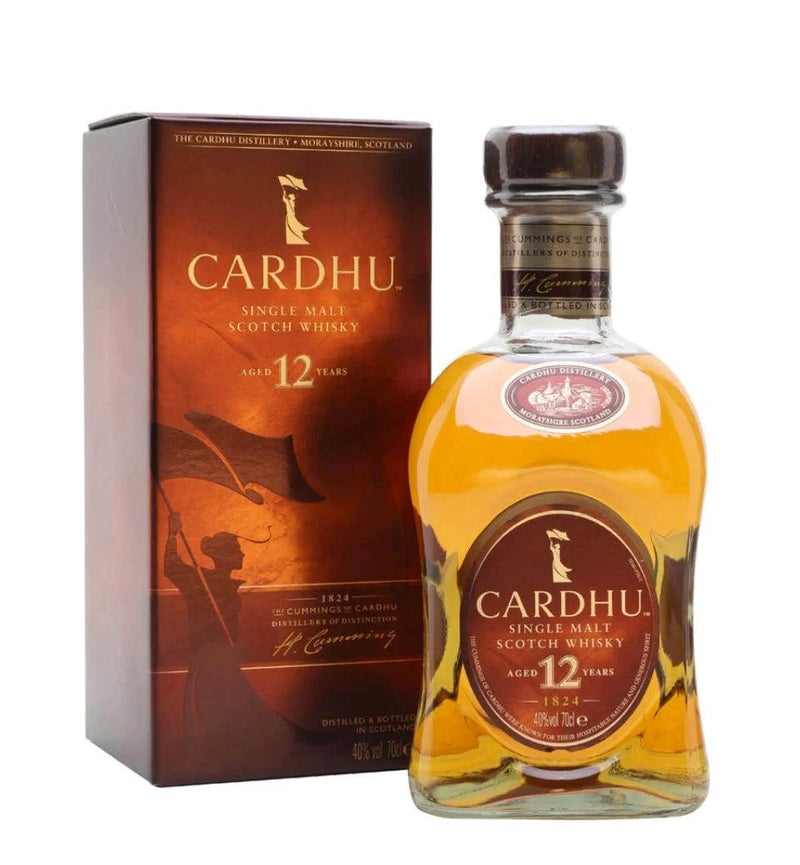 CARDHU 12 Year Old Speyside Single Malt Scotch Whisky 70cl 40%