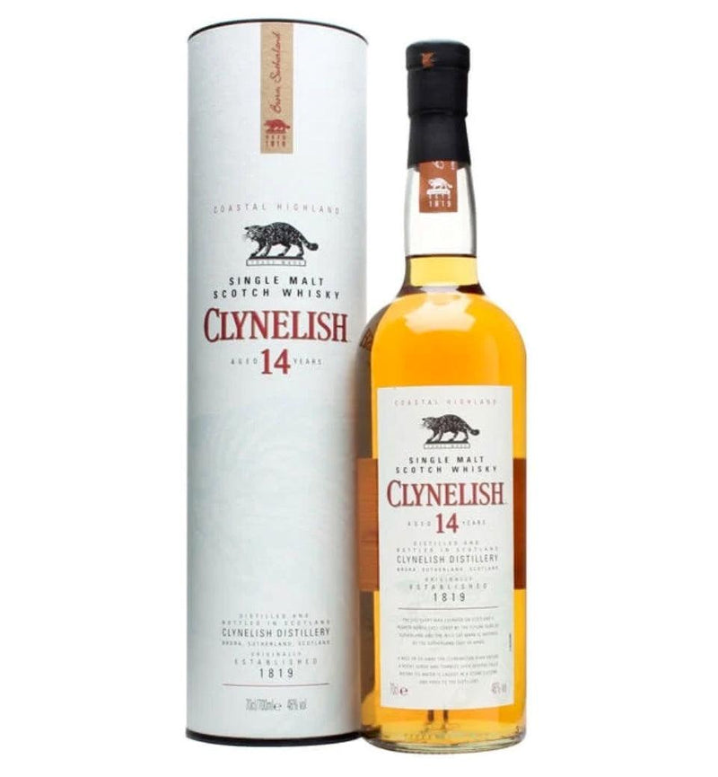CLYNELISH 14 Year Old Highland Single Malt Scotch Whisky 70cl 46%