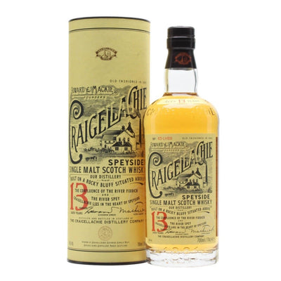 CRAIGELLACHIE 13 Year Old Speyside Single Malt Scotch Whisky 70cl 46%