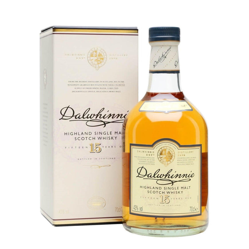 DALWHINNIE 15 Year Old Highland Single Malt Scotch Whisky 70cl 43%