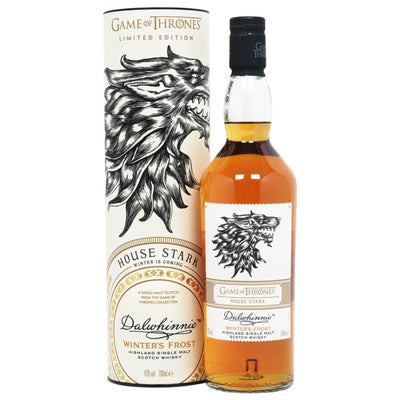 DALWHINNIE Winter's Frost Game of Thrones 'House Stark' Highland Single Malt Scotch Whisky 70cl 43%