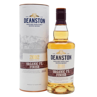 DEANSTON 2002 Organic PX Cask Finish Highland Single Malt Scotch Whisky 70cl 49.3%