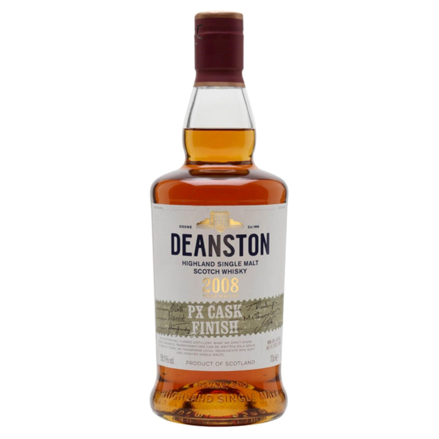 DEANSTON 2008 PX Cask Finish 12 Year Old Highland Single Malt Scotch Whisky 70cl 58.1%