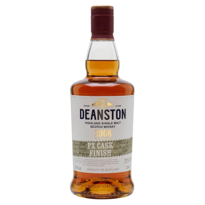 DEANSTON 2008 PX Cask Finish 12 Year Old Highland Single Malt Scotch Whisky 70cl 58.1%