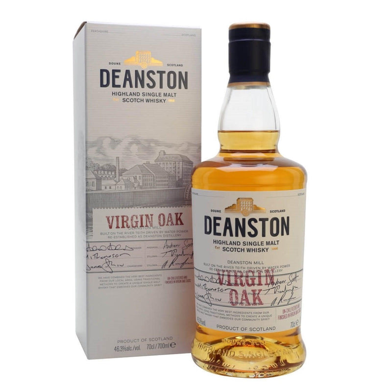 DEANSTON Virgin Oak Highland Single Malt Scotch Whisky 70cl 46.3%