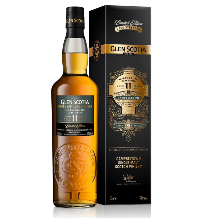 GLEN SCOTIA 11 Year Old Campbeltown Single Malt Scotch Whisky 70cl 54.1%