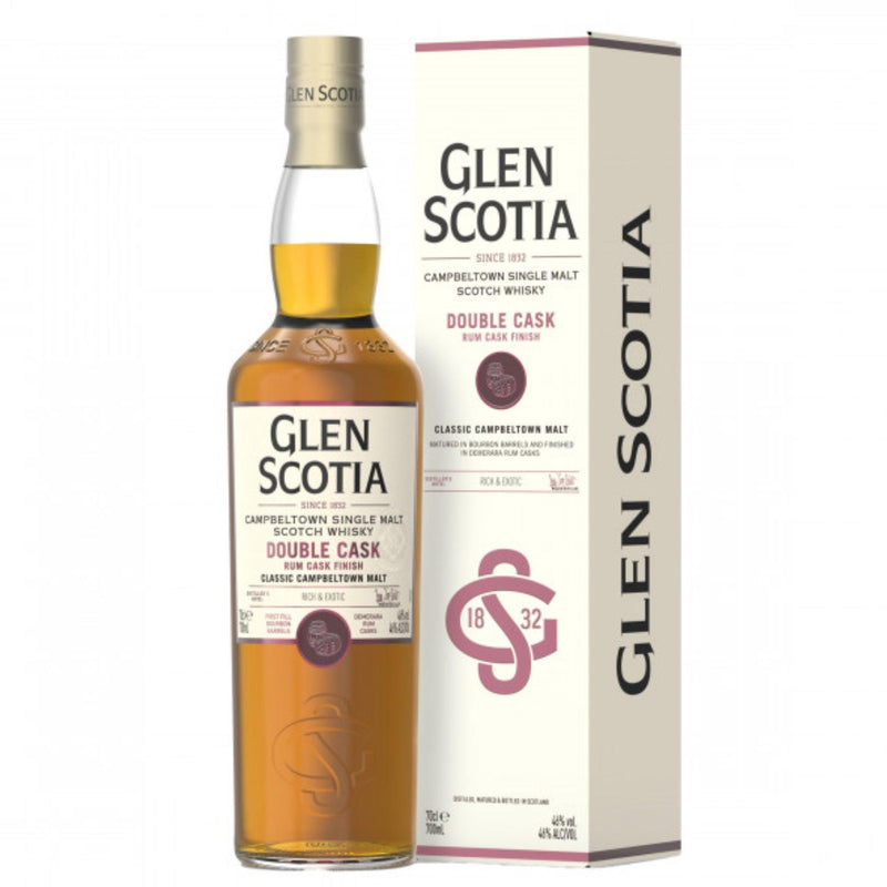 GLEN SCOTIA Double Cask Rum Cask Finish Campbeltown Single Malt Scotch Whisky 70cl 46%