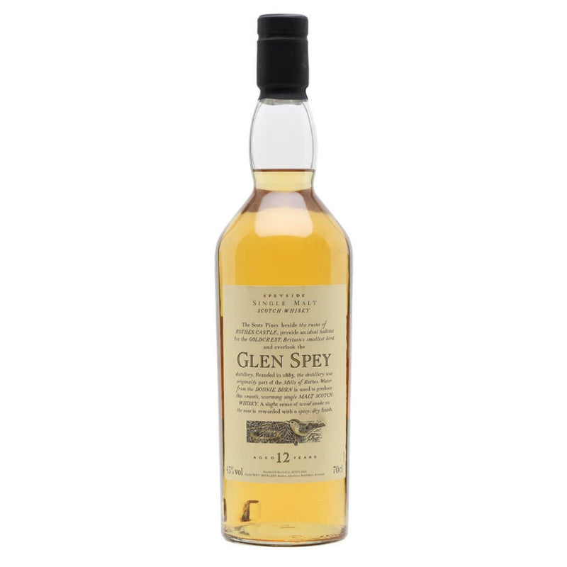 GLEN SPEY 12 Year Old Flora & Fauna Speyside Single Malt Scotch Whisky 70cl 43%