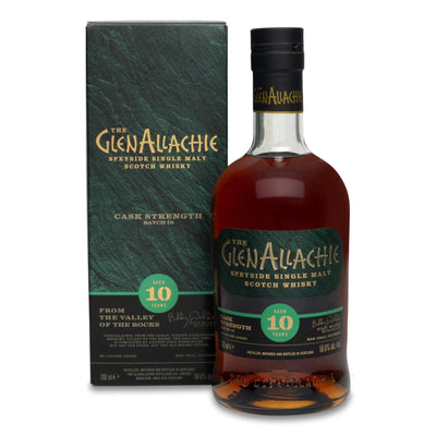 GLENALLACHIE 10 Year Old Cask Strength Batch 10 Speyside Single Malt Scotch Whisky 70cl 58.6%