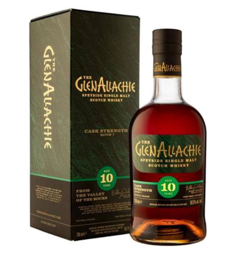 GLENALLACHIE 10 Year Old Cask Strength Batch 7 Speyside Single Malt Scotch Whisky 70cl 56.8% glenallichie