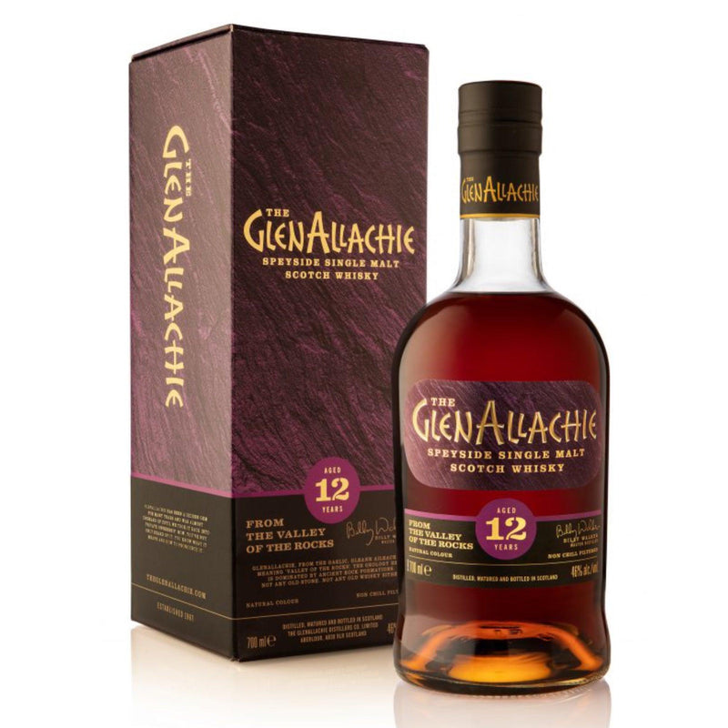 GLENALLACHIE 12 Year Old Speyside Single Malt Scotch Whisky 70cl 46% glenallichie
