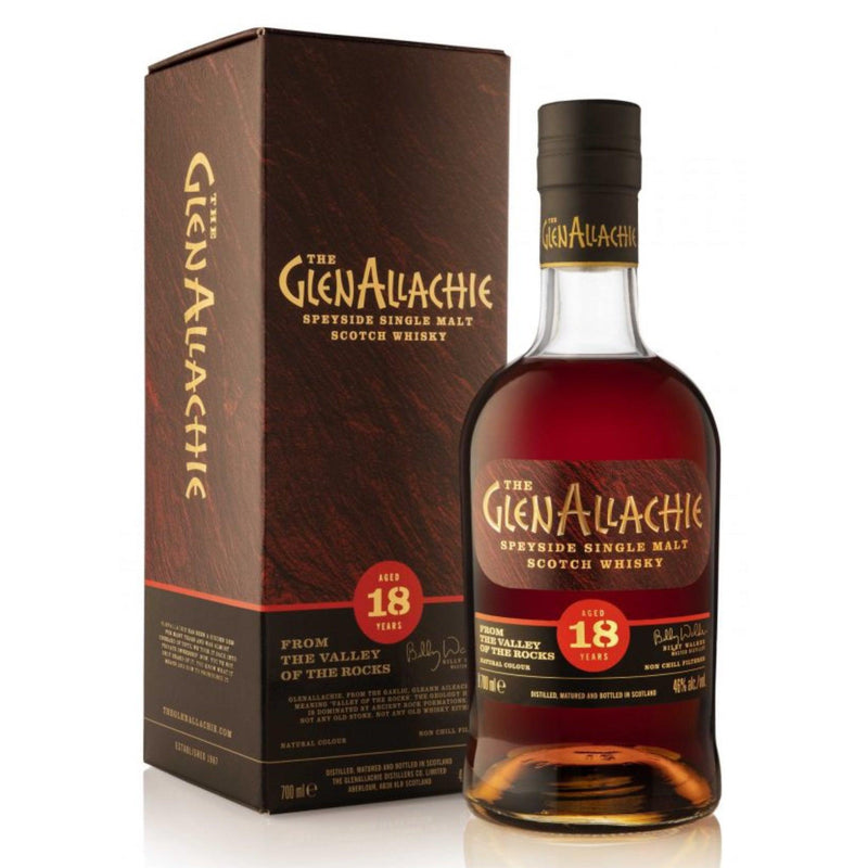 GLENALLACHIE 18 Year Old 2022 Release Speyside Single Malt Scotch Whisky 70cl 46% glenallichie