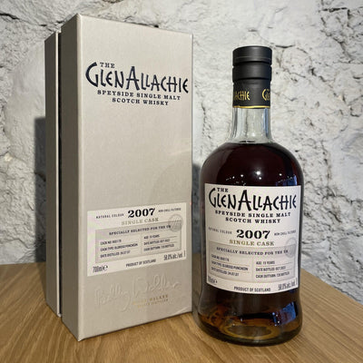 GLENALLACHIE 2007 15 Year Old Oloroso Puncheon Single Cask #800179 Speyside Single Malt Scotch Whisky 70cl 58% glenallichie
