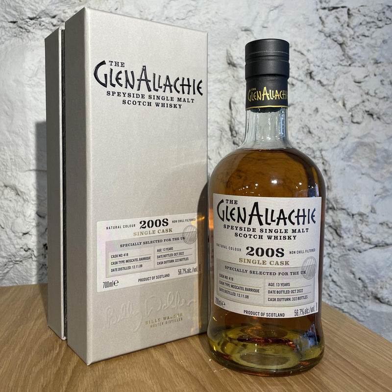 GLENALLACHIE 2008 13 Year Old Moscatel Barrique Single Cask 
