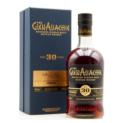 GLENALLACHIE 30 Year Old Batch 3 Speyside Single Malt Scotch Whisky 70cl 48.9% - ONE BOTTLE PER CUSTOMER