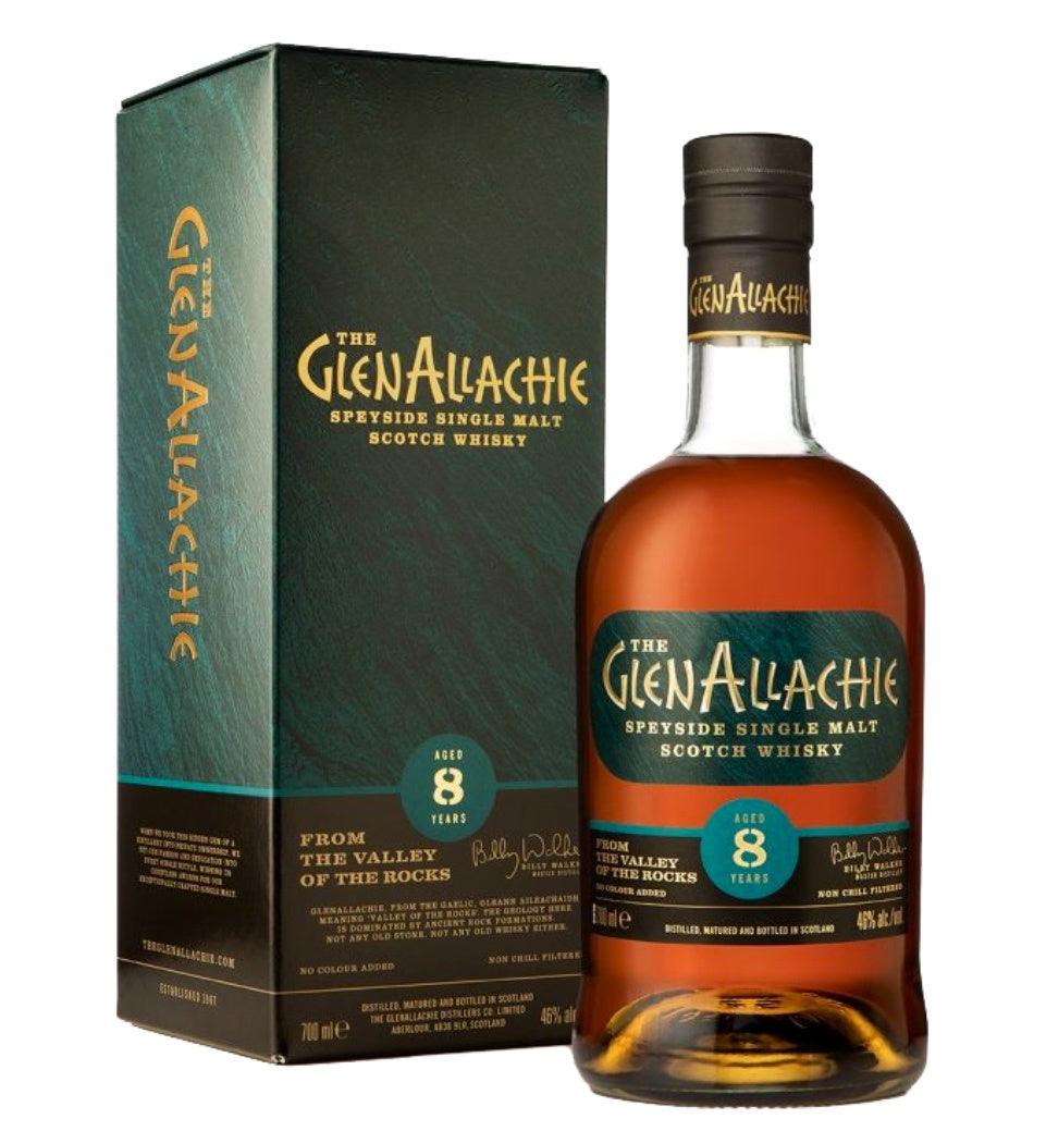 GLENALLACHIE 8 Year Old Speyside Single Malt Scotch Whisky 70cl 46% glenallichie