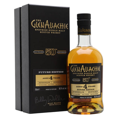 GLENALLACHIE Billy Walker 50th Anniversary Future Edition 4 Year Old Speyside Single Malt Scotch Whisky 70cl 60.2% glenallichie