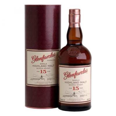 GLENFARCLAS 15 Year Old Speyside Single Malt Scotch Whisky 70cl 46%