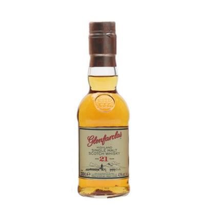 GLENFARCLAS 21 Year Old Speyside Single Malt Scotch Whisky 20cl 43% - NO TUBE