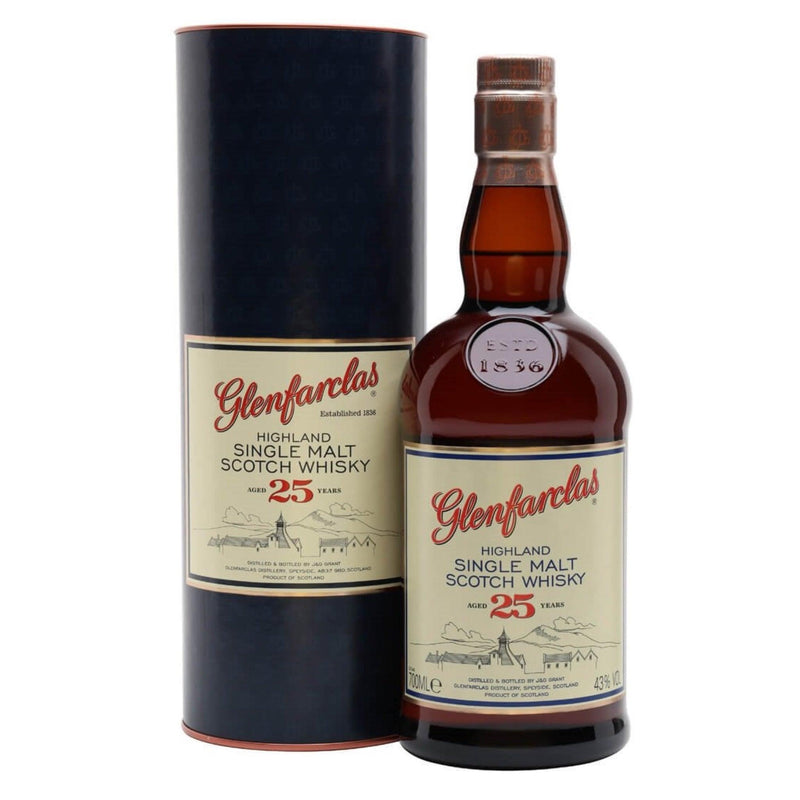 GLENFARCLAS 25 Year Old Speyside Single Malt Scotch Whisky 70cl 43%