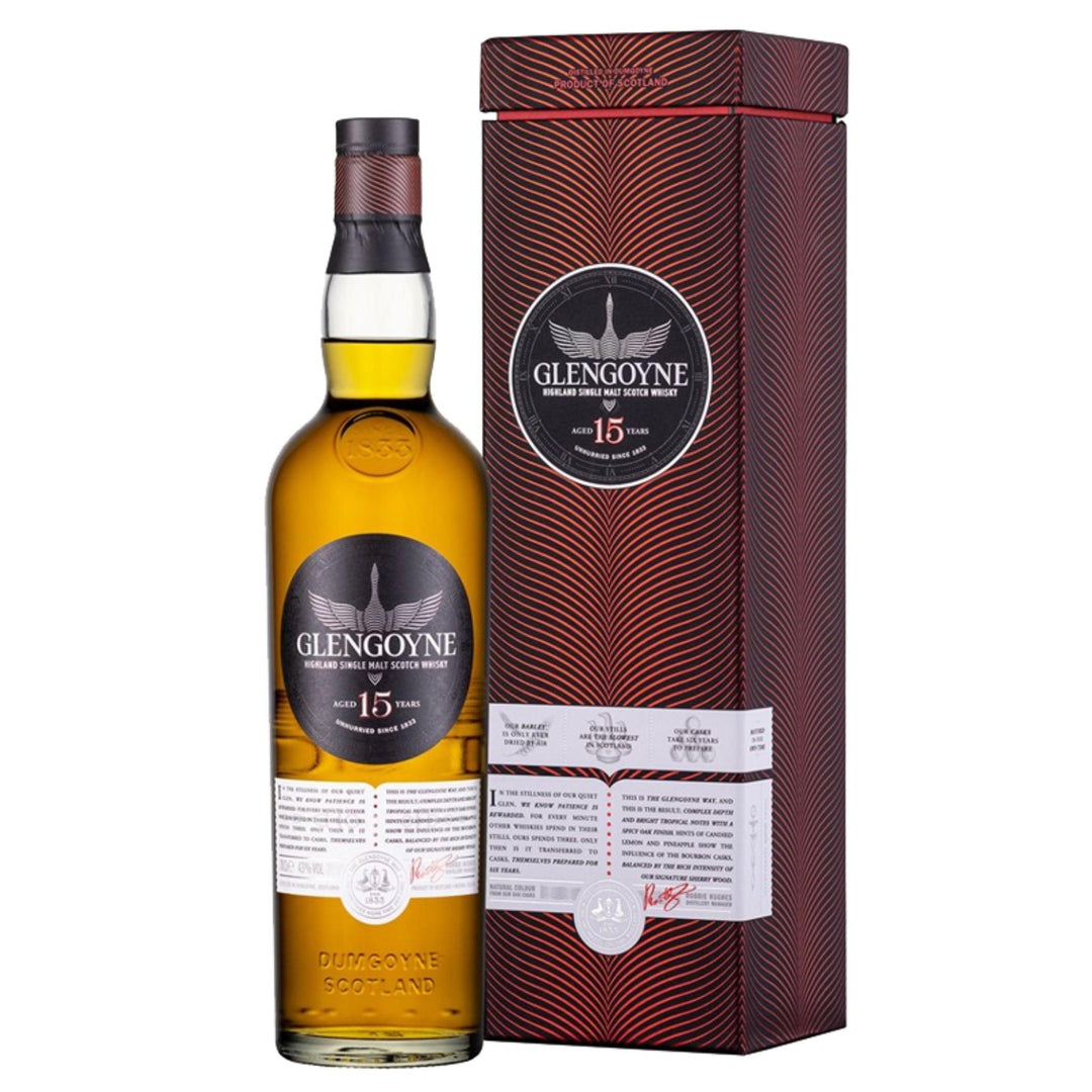 GLENGOYNE 15 Year Old Highland Single Malt Scotch Whisky 70cl 43%