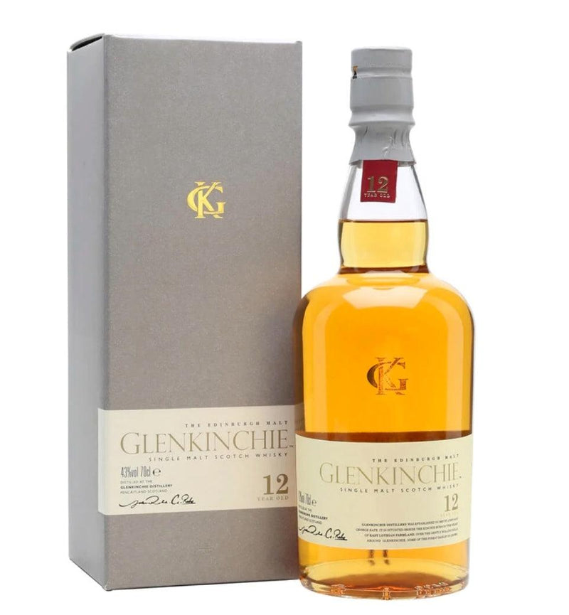 GLENKINCHIE 12 Year Old Lowland Single Malt Scotch Whisky 70cl 43%