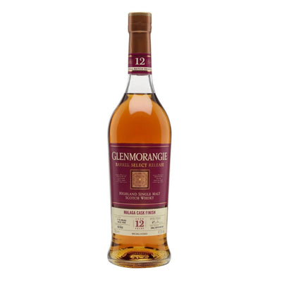 GLENMORANGIE 12 Year Old Malaga Cask Finish Highland Single Malt Scotch Whisky 70cl 47.3%
