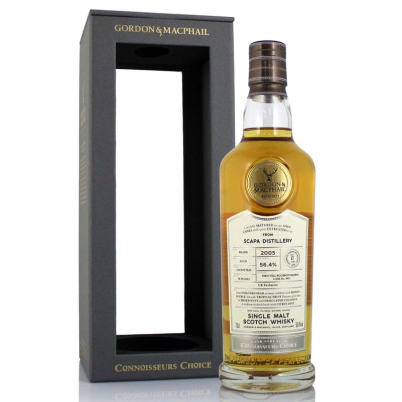 GORDON & MACPHAIL Connoisseurs Choice Scapa 2005 Single Malt Scotch Whisky 70cl 56.4%
