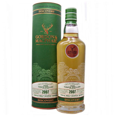 GORDON & MACPHAIL Discovery Tomatin 2007 Highland Single Malt Scotch Whisky 70cl 43%