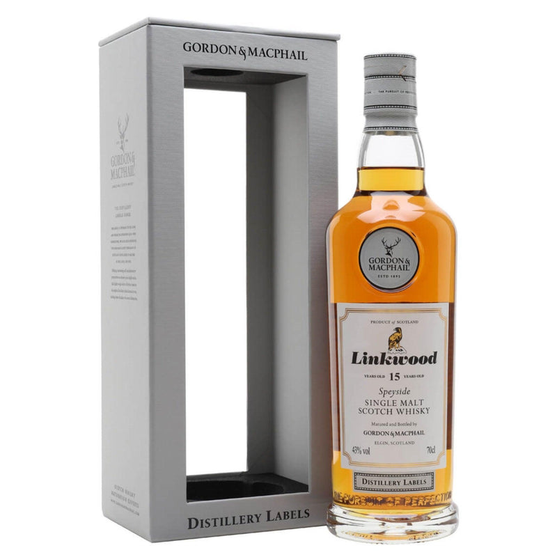 GORDON & MACPHAIL Distillery Labels Linkwood 15 Year Old Speyside Single Malt Scotch Whisky 70cl 43%