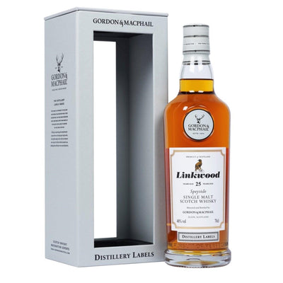 GORDON & MACPHAIL Distillery Labels Linkwood 25 Year Old Speyside Single Malt Scotch Whisky 70cl 46%