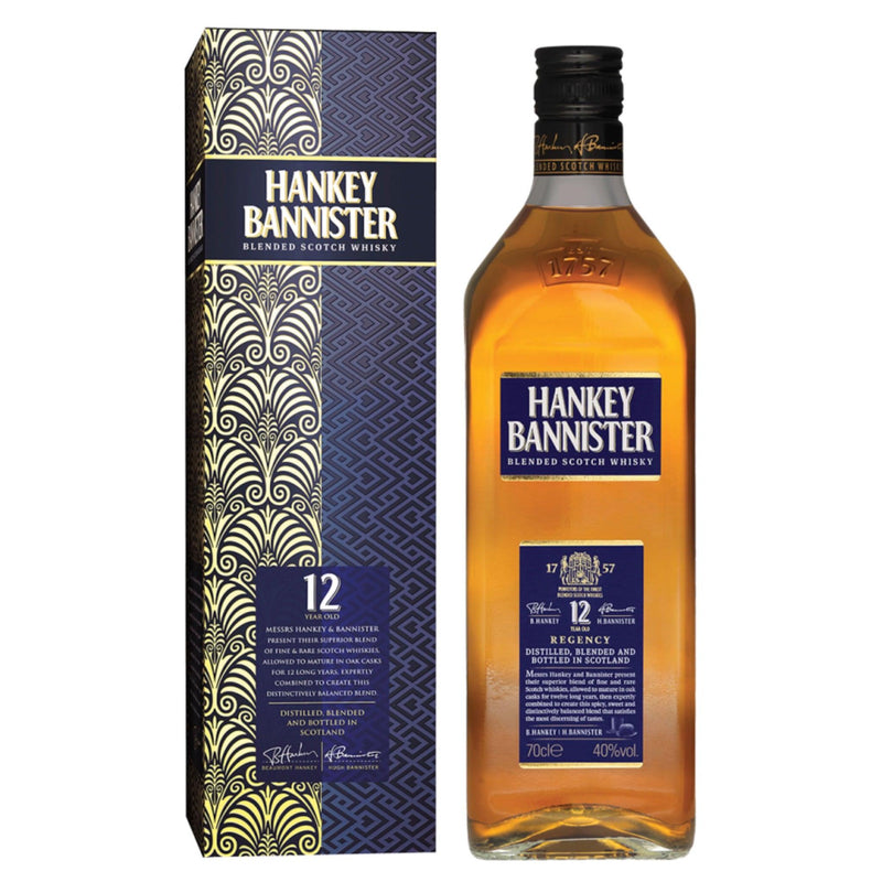 HANKEY BANNISTER 12 Year Old Blended Scotch Whisky 70cl 40%