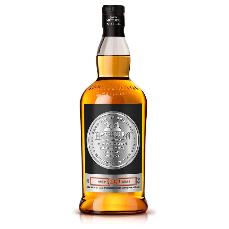 HAZELBURN 10 Year Old Campbeltown Single Malt Scotch Whisky 70cl 46%