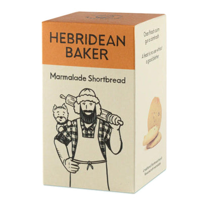 HEBRIDEAN BAKER Marmalade Shortbread 150g Carton Box