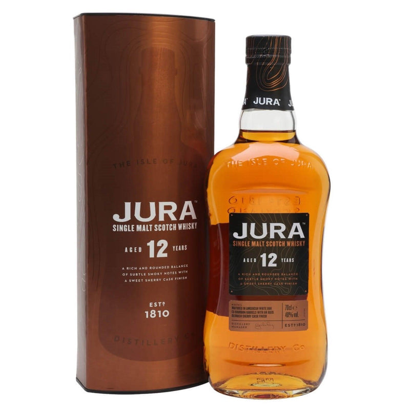 JURA 12 Year Old Single Malt Scotch Whisky 70cl 40%